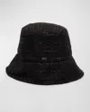 Eugenia Kim Yuki Grid Bucket Hat In Black