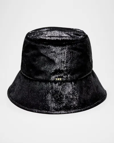 EUGENIA KIM YUKI VELVET BUCKET HAT