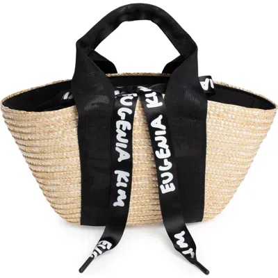 Eugenia Kim Zadie Straw Tote Bag In Brown