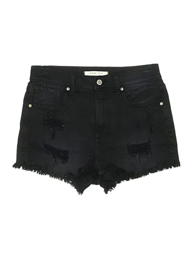 Pre-owned Eunina Denim Shorts In Black