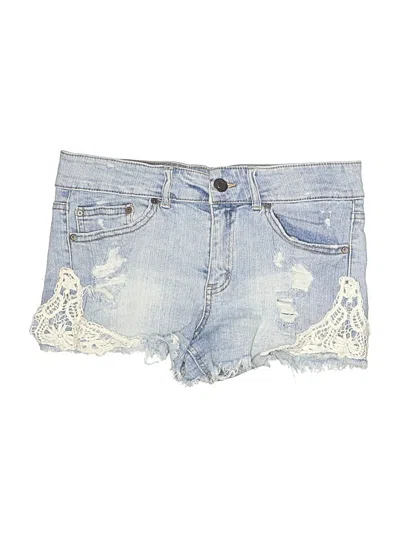 Pre-owned Eunina Denim Shorts In Blue