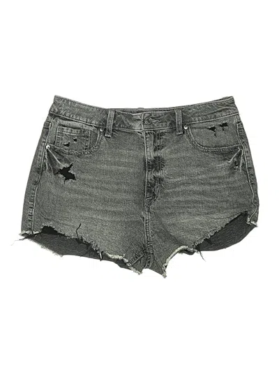 Pre-owned Eunina Denim Shorts In Gray