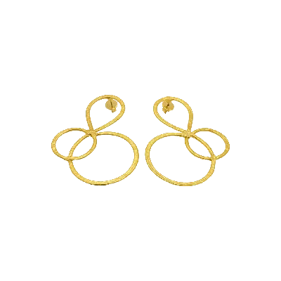 Eunoé Women's Gold Circulos Earrings