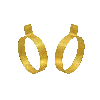 Eunoé Women's Gold Ember Rings Earrings