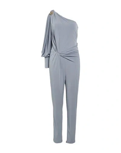 Eureka By Babylon Woman Jumpsuit Grey Size 6 Polyester, Elastane In Gray