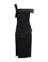 Eureka By Babylon Woman Midi Dress Black Size 10 Polyamide, Elastane