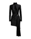 Eureka By Babylon Woman Mini Dress Black Size 10 Polyamide, Elastane