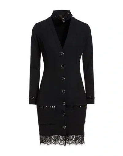 Eureka By Babylon Woman Mini Dress Black Size 4 Polyamide, Elastane