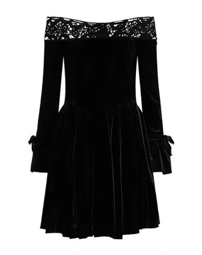 Eureka By Babylon Woman Mini Dress Black Size 8 Polyamide, Elastane