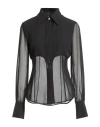 Eureka By Babylon Woman Shirt Black Size 6 Polyamide, Elastane In Multi