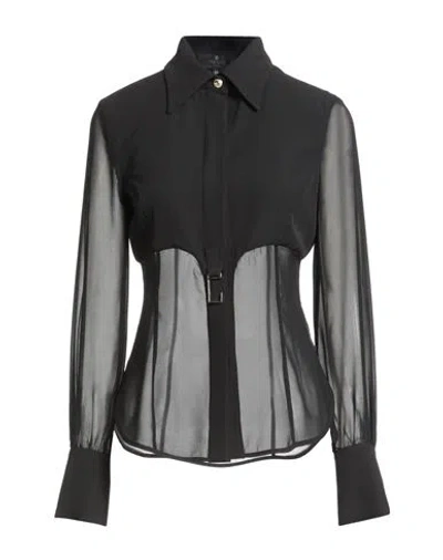 Eureka By Babylon Woman Shirt Black Size 6 Polyamide, Elastane In Multi