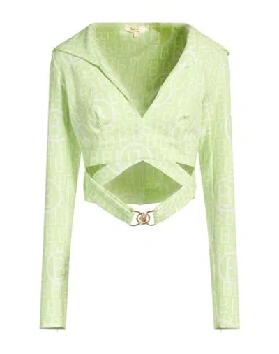 Eureka By Babylon Woman Top Lime Green Size 6 Polyamide, Elastane