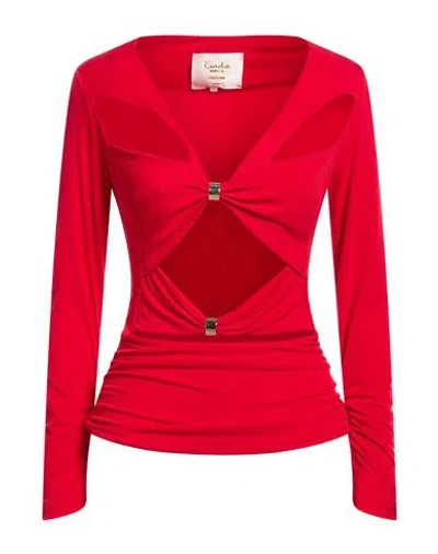 Eureka By Babylon Woman Top Red Size 10 Polyamide, Elastane