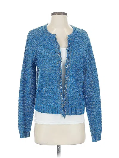 Pre-owned Eureka By Christos Garkinos Cardigan Sweater In Blue
