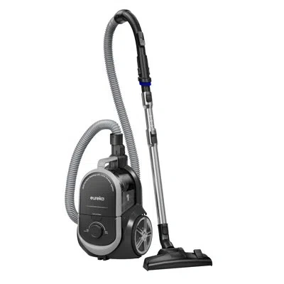 Eureka Nen180 Lightweight Bagless Canister Vacuum For Carpets & Hard Floors, Silver/black In Silver;black