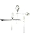 Euro Ceramica Argento 5pc Place Setting In Silver