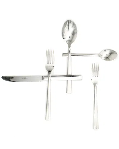 Euro Ceramica Argento 5pc Place Setting In Silver