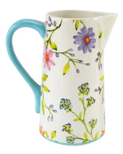 Euro Ceramica Charlotte Pitcher In White