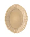 Euro Ceramica Chloe Oval Platter In Taupe
