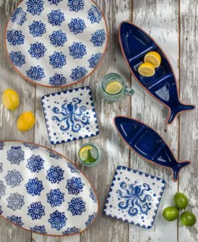 Euro Ceramica Costa Azul Dinnerware Collection In Blue