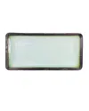 Euro Ceramica Diana Rectangular Serving Platter In Turquoise