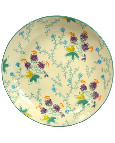 Euro Ceramica Ella 2pc Entree Bowl Set In Turquoise