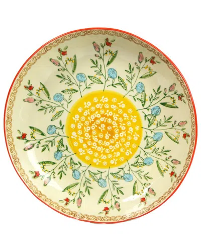 Euro Ceramica Ella Red 2pc Entree Bowl Set