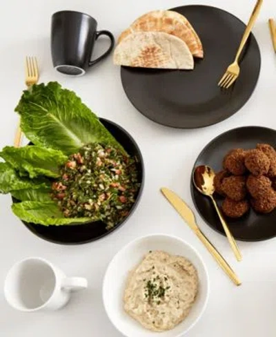 Euro Ceramica Essential Dinnerware Collection In Multi