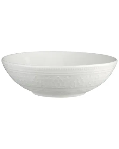 EURO CERAMICA EURO CERAMICA SET OF 4 FEZ WHITE PASTA BOWLS