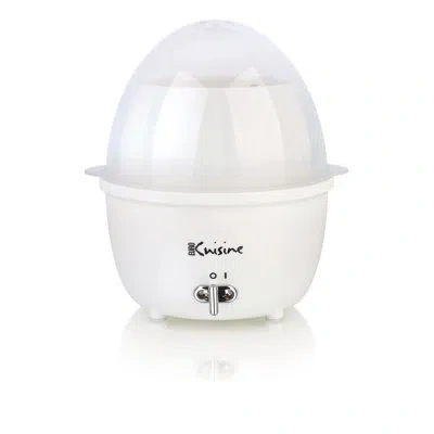 Euro Cuisine Electric Food Steamer And Egg Cooker (red) In White