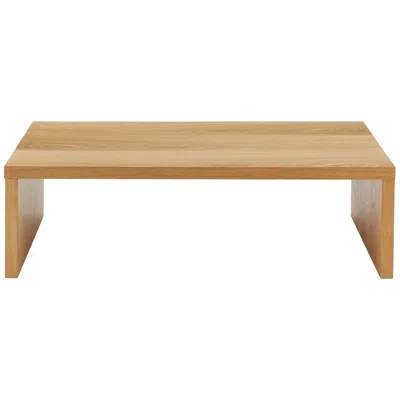 Euro Style Abby 47 1/4" Wide Oak Veneer Wood Rectangular Coffee Table