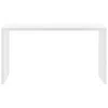 Euro Style Abby 55" Wide Matte White Lacquer Rectangular Desk