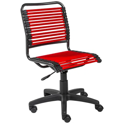 Euro Style Allison Red Swivel Office Chair