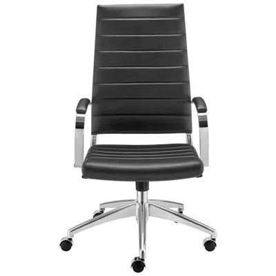 Euro Style Axel High Back Office Chair In Black