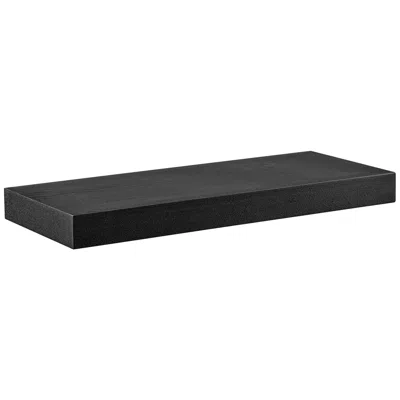 Euro Style Barney 23 1/2" Wide Wenge Stained Veneer Floating Wall Shelf
