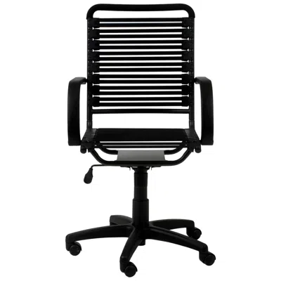 Euro Style Bungie Black High Back Desk Chair