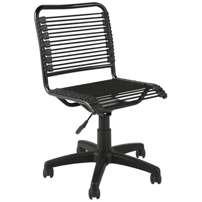 Euro Style Bungie Low-back Black And Graphite Office Chair