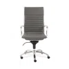 Euro Style Dirk High Back Office Chair In Gray
