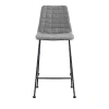 Euro Style Elma Counter Stool, Set Of 2 In Gray