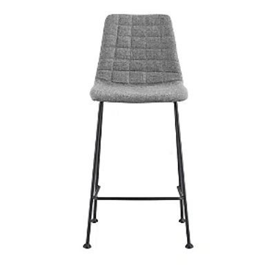 Euro Style Elma Counter Stool, Set Of 2 In Gray