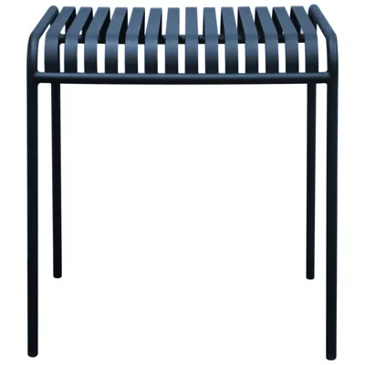 Euro Style Enid 28" Wide Dark Blue Metal Square Outdoor Table