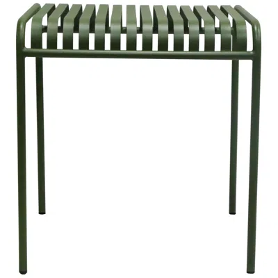 Euro Style Enid 28" Wide Dark Green Metal Square Outdoor Table