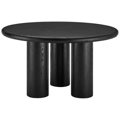 Euro Style Gunda 53" Round Table In Black