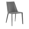 Euro Style Kalle Side Chair In Gray