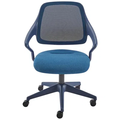 Euro Style Kurva Office Chair In Blue