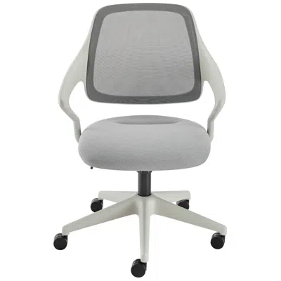 Euro Style Kurva Office Chair In Gray