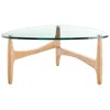 Euro Style Ledell 35" Coffee Table In Neutral