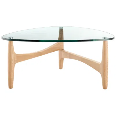 Euro Style Ledell 35" Coffee Table In Neutral
