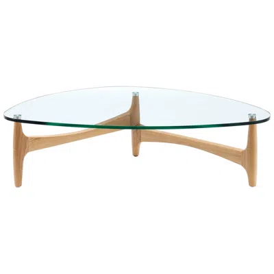 Euro Style Ledell 51" Coffee Table In Brown