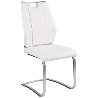 Euro Style Lexington Taupe Leatherette Side Chair